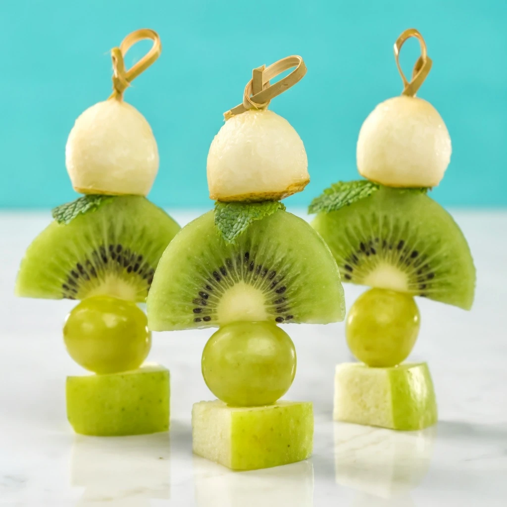 Canapé de fruta «Verde»