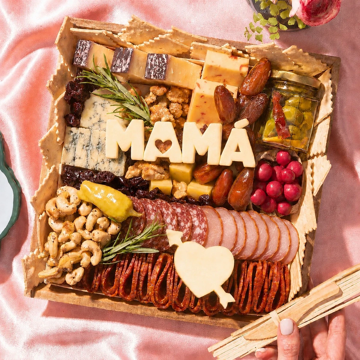 Tabla «Para Mamá» de quesos y embutidos ibéricos