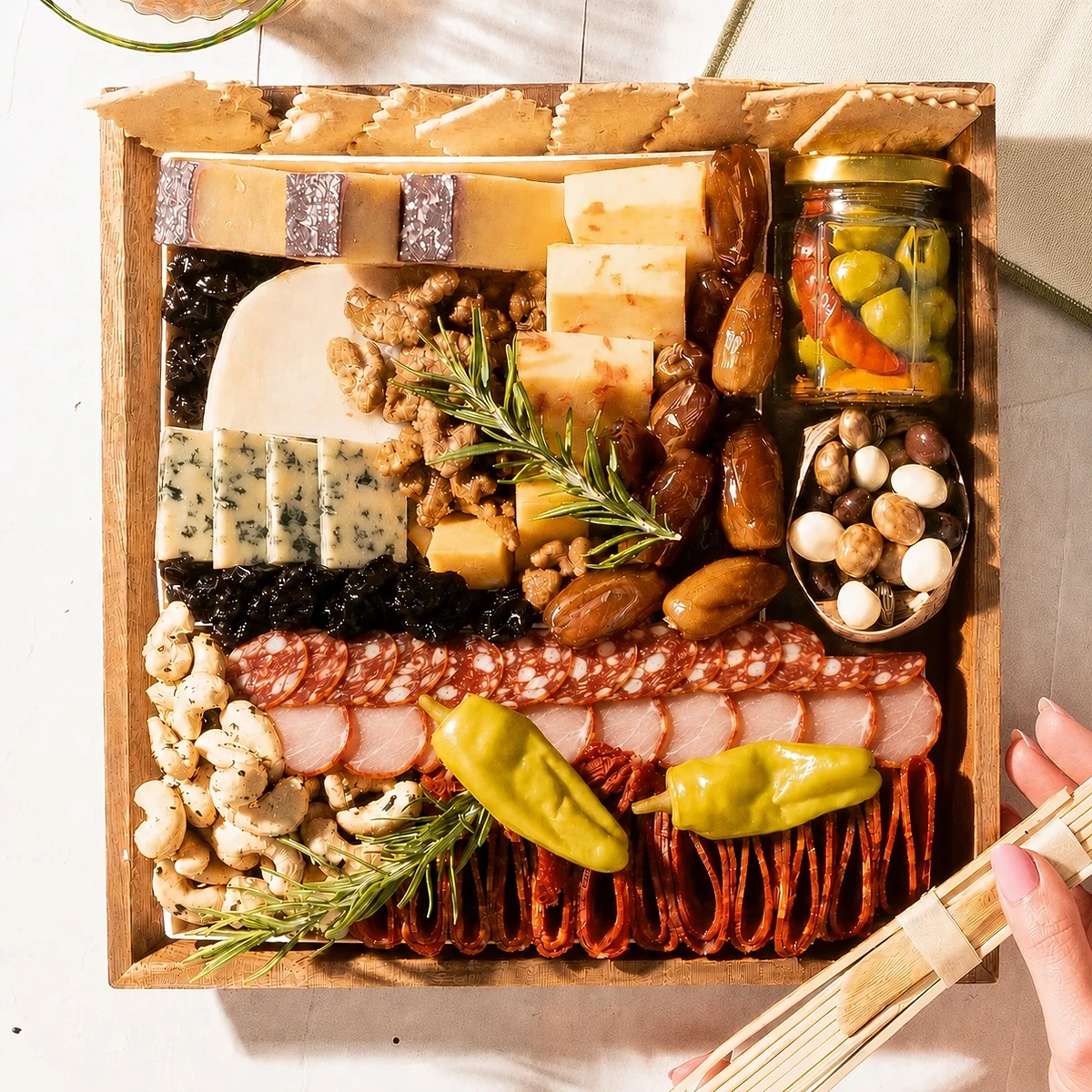 Tabla «Clásica» de quesos y embutidos ibéricos