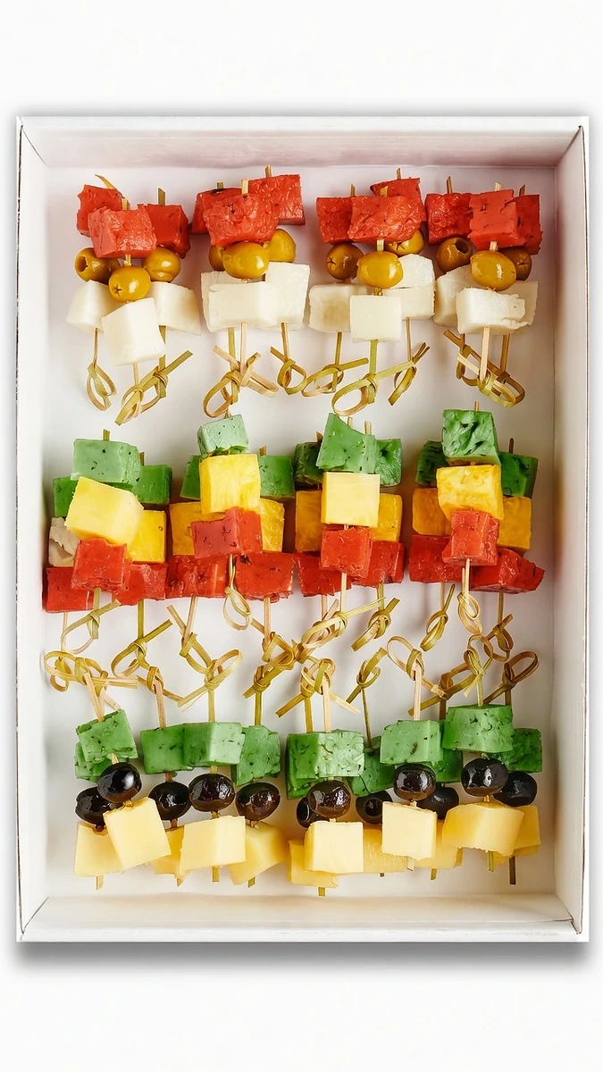 Surtido de canapés de queso