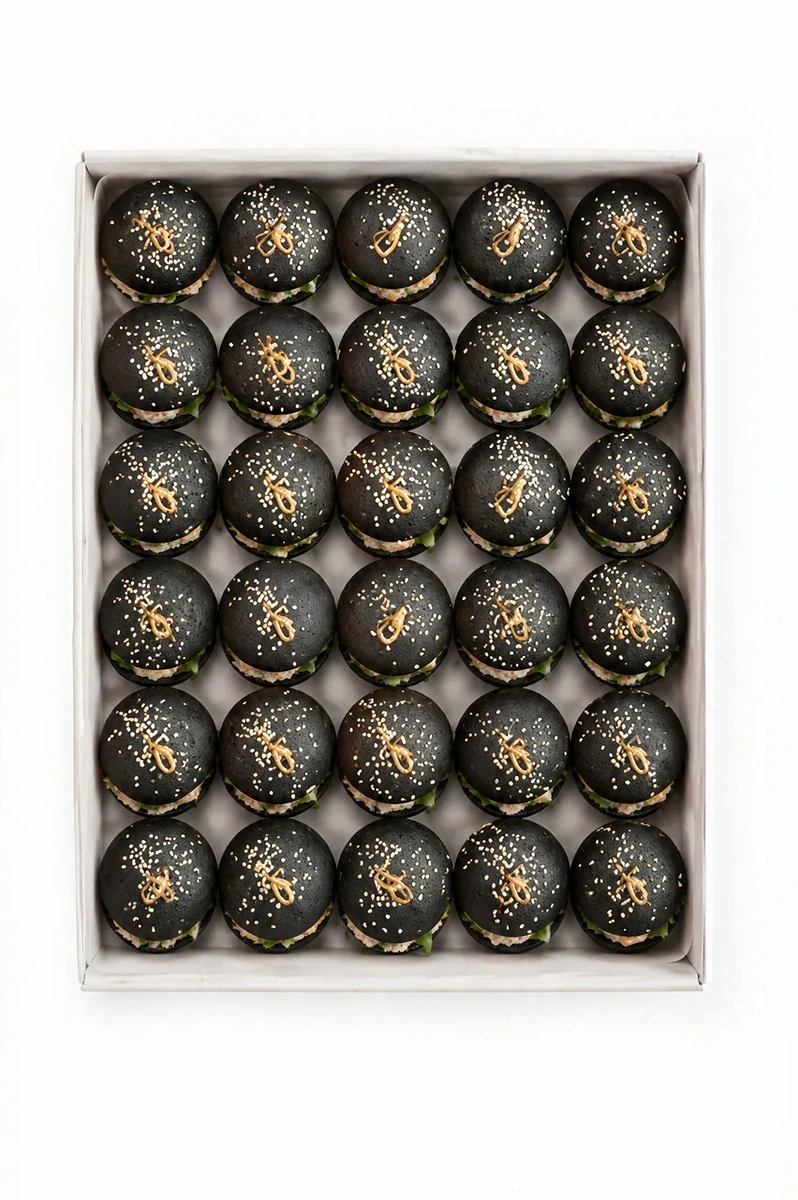 Mini hamburguesas de cangrejo