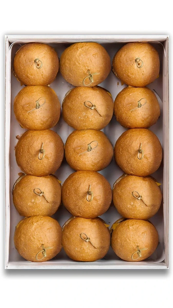 Mini hamburguesas de ternera marmoleada