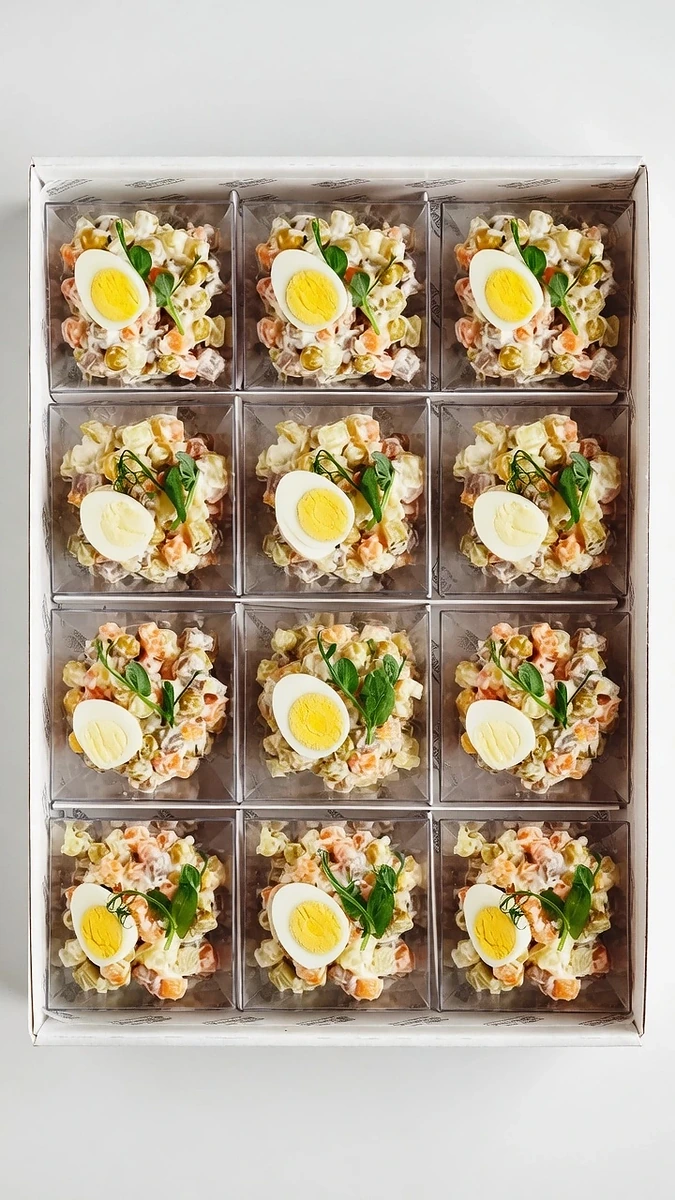 Mini ensaladas rusas