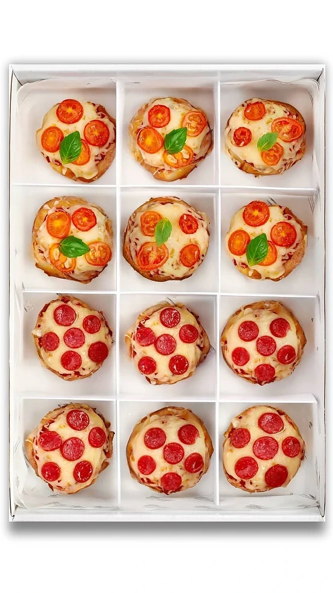 Mini pizzas — Margarita y Pepperoni
