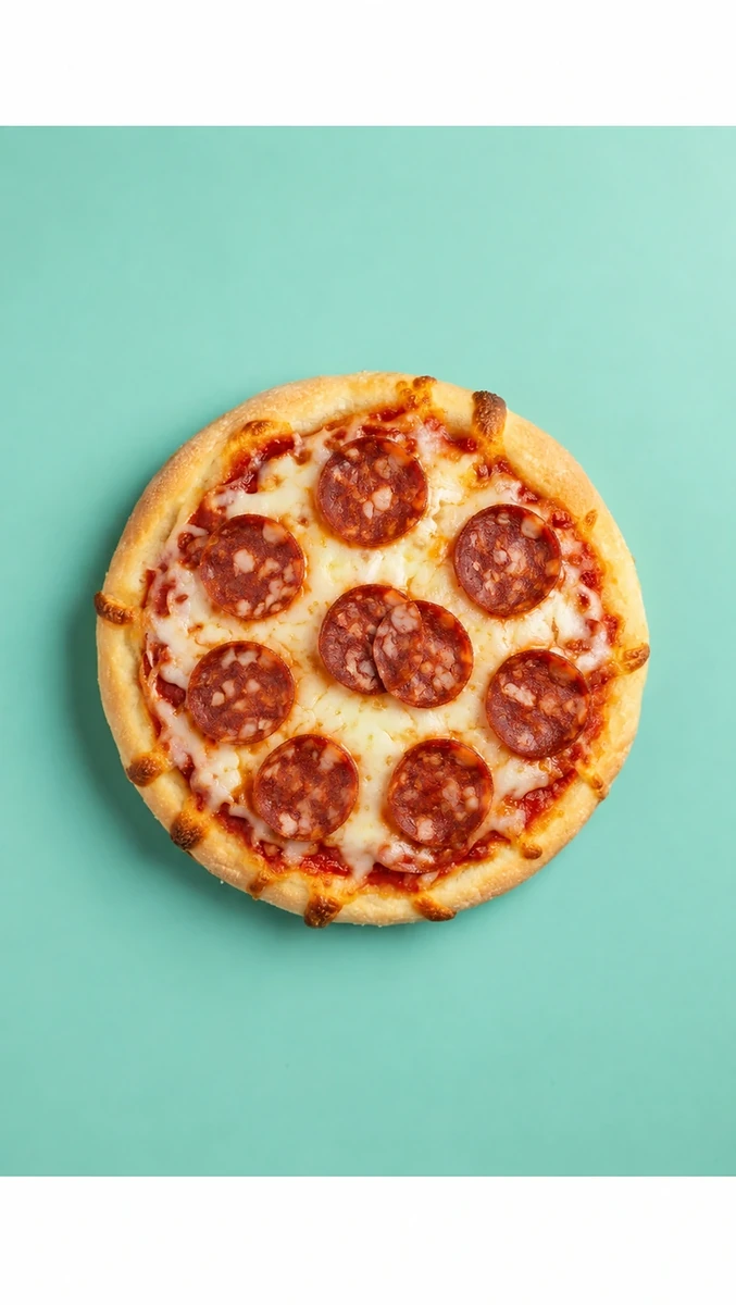 Mini pizza española con chorizo · 47 g
