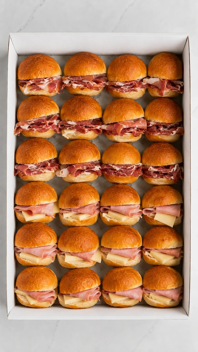 Bollitos dorados de jamón