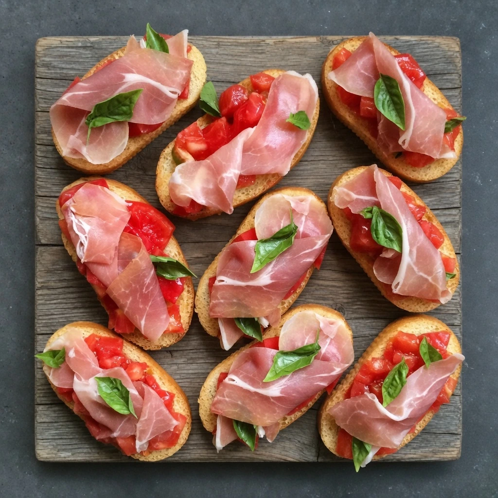 Pan con tomate y jamón serrano