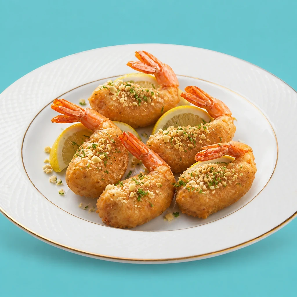 Langostinos en gabardina
