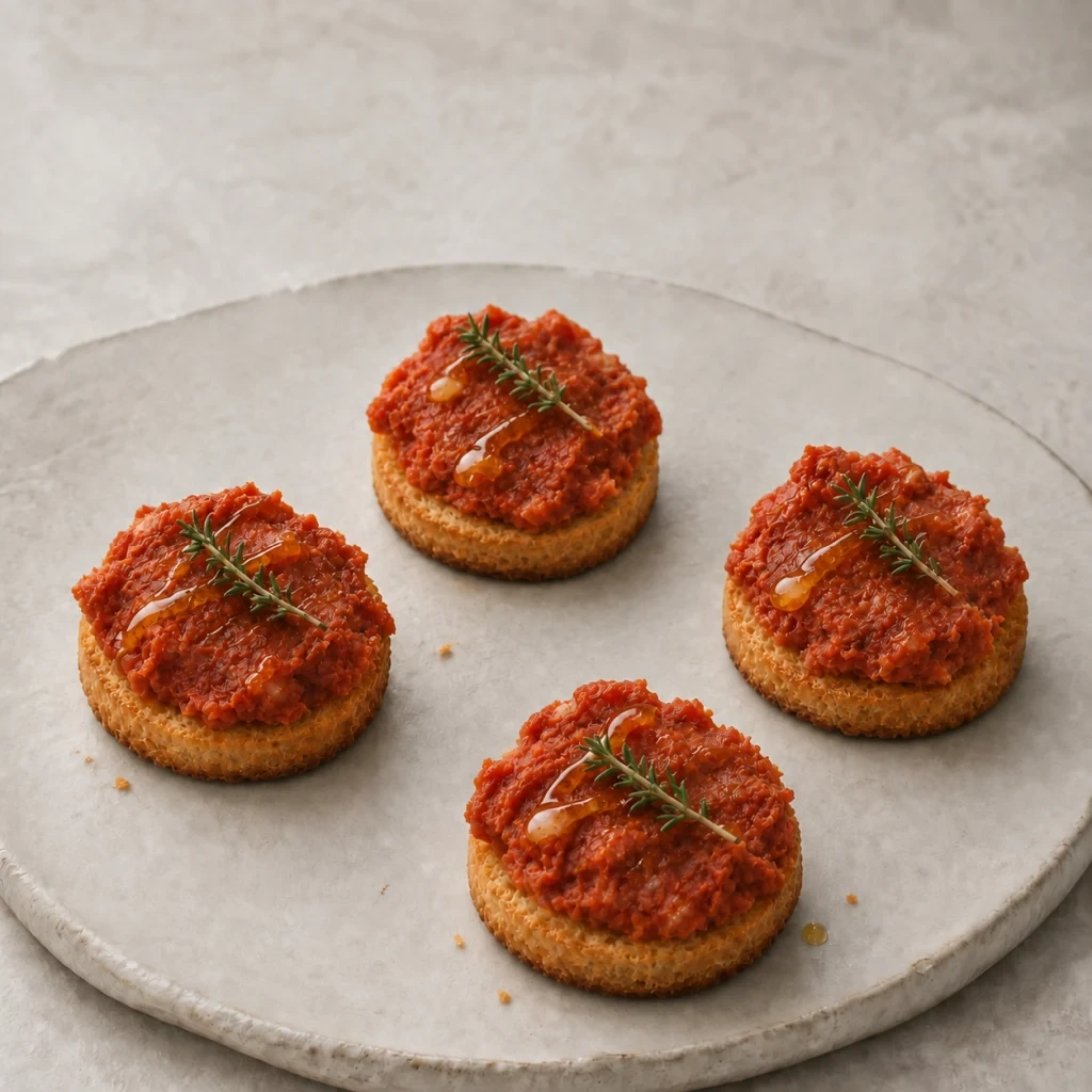 Tosta de sobrasada con miel