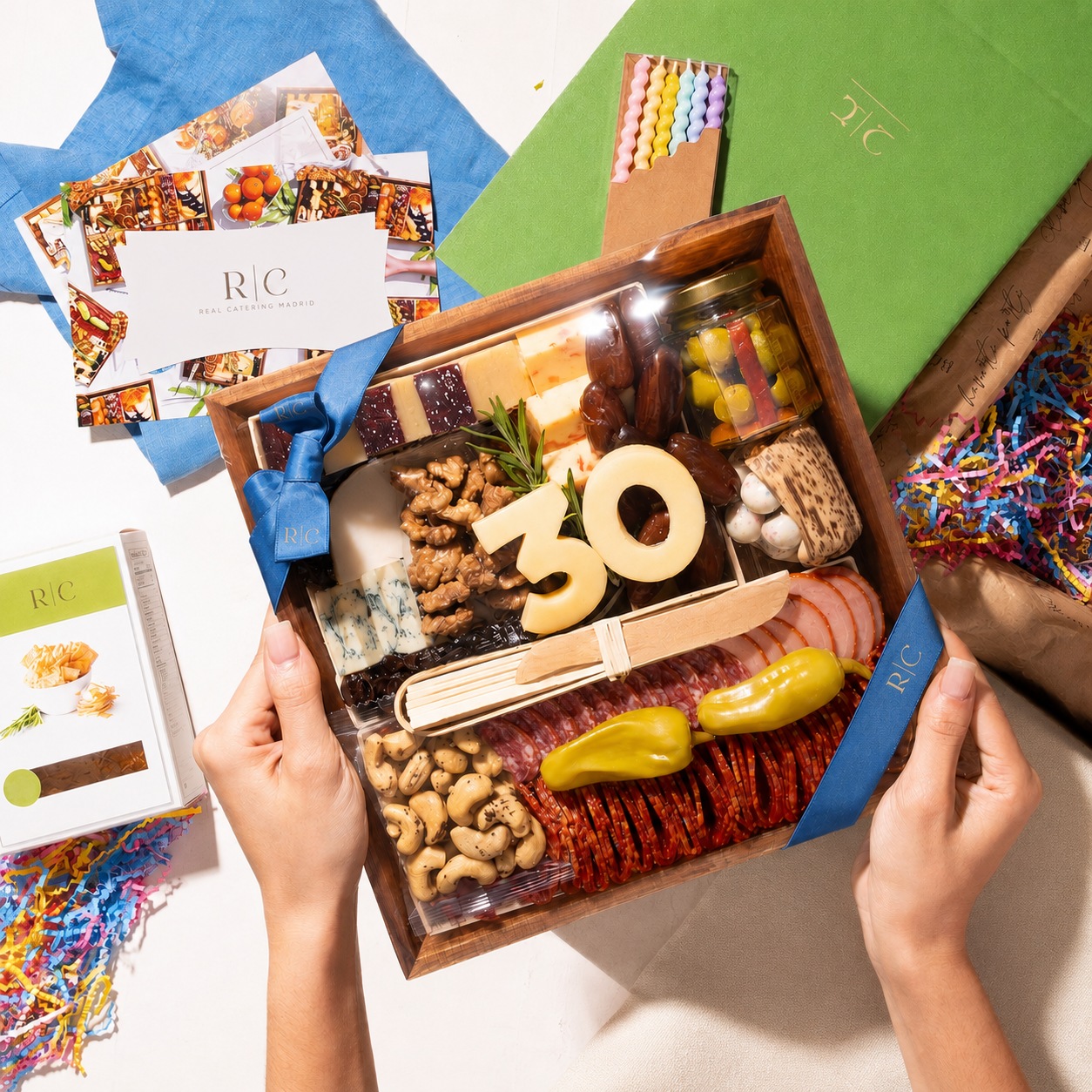 Tabla de Quesos y Embutidos «Cumpleaños»