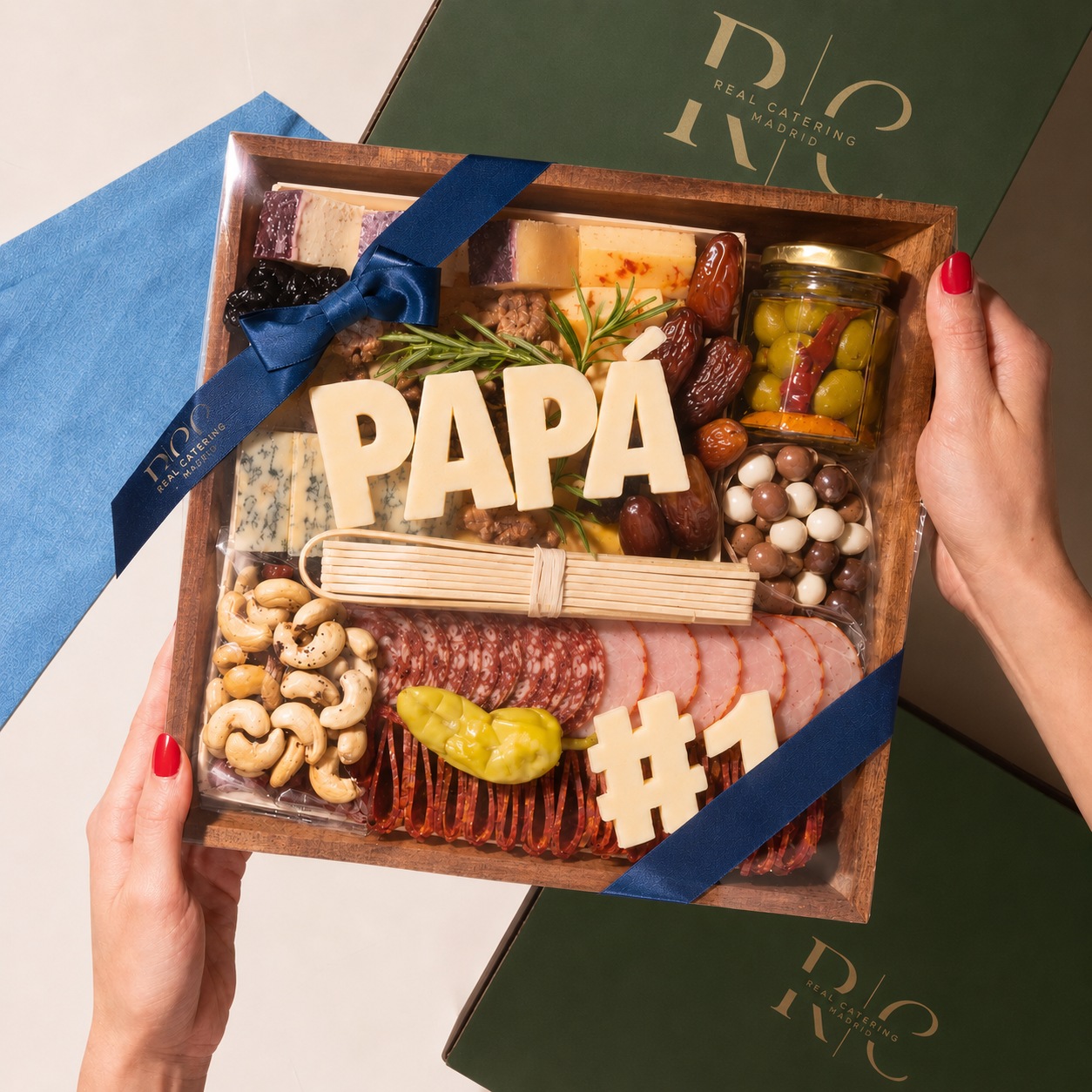 Tabla de Quesos y Embutidos «Para Papá»