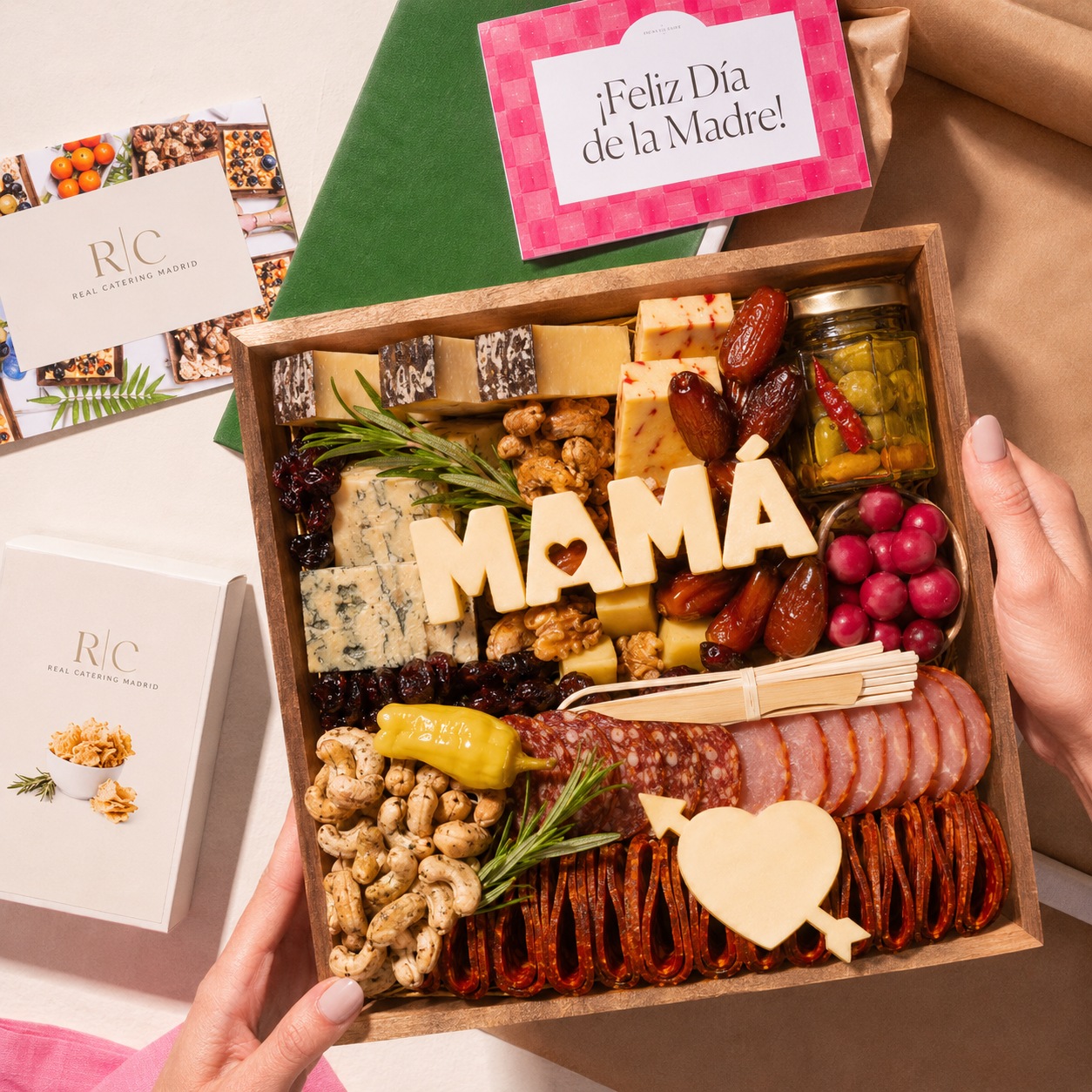 Tabla de Quesos y Embutidos «Para Mamá»
