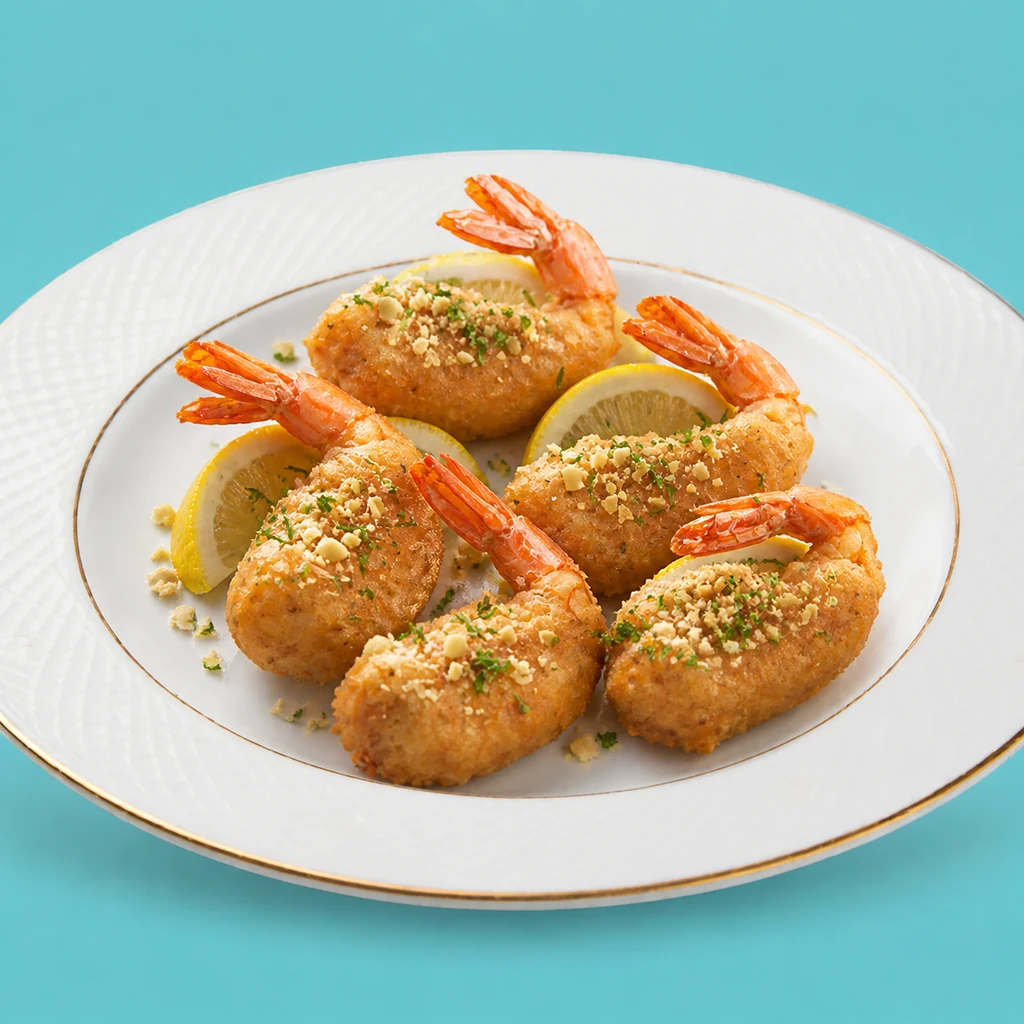 Langostinos en gabardina