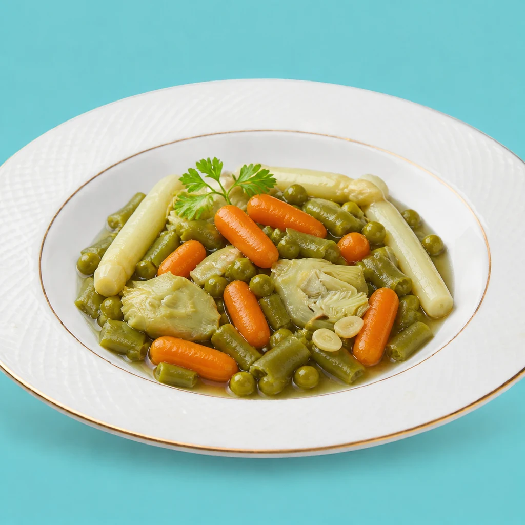 Menestra de verduras salteada