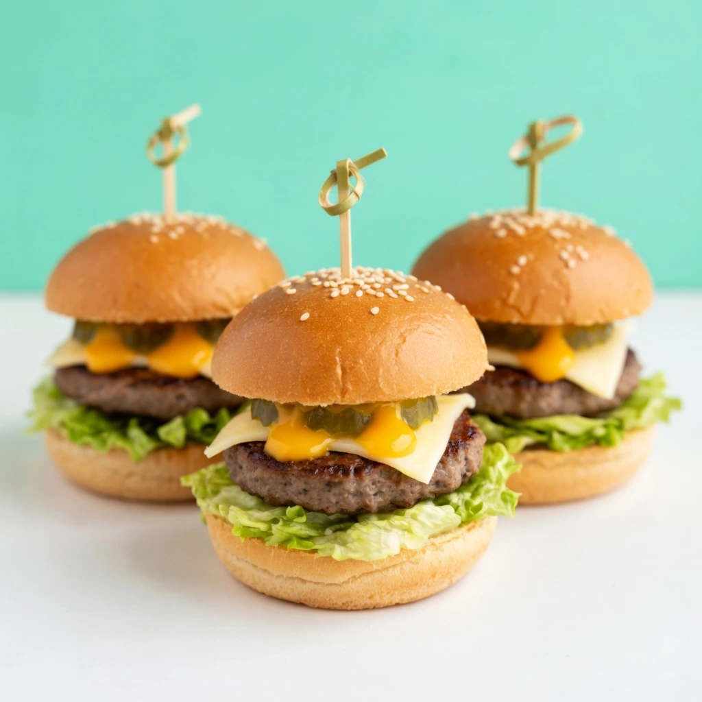 Mini hamburguesa de ternera