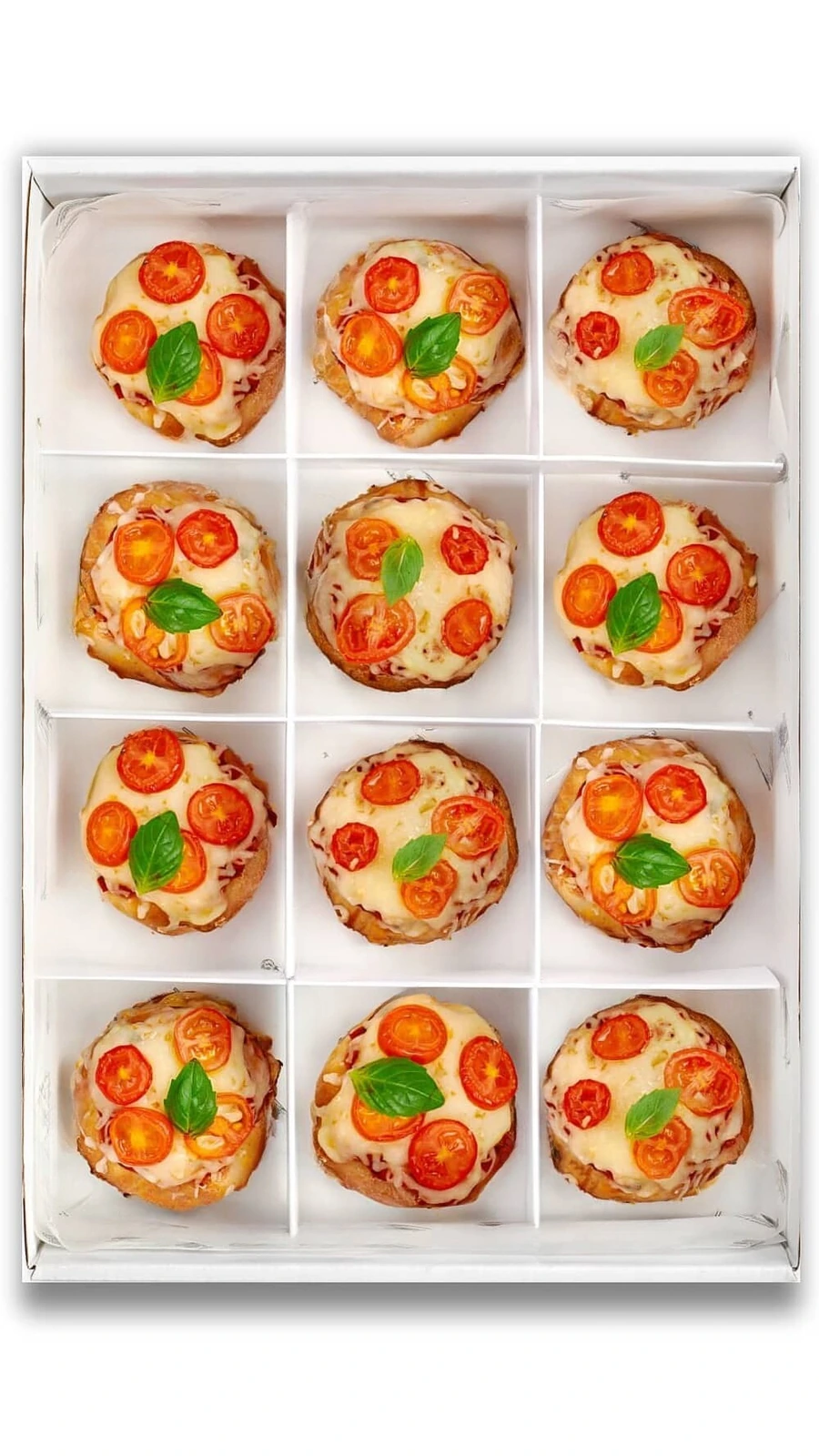 Mini pizzas Margarita