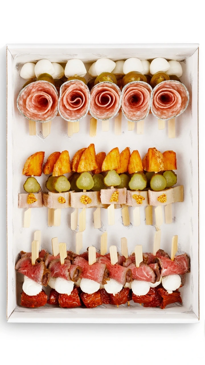 Surtido de canapés selección