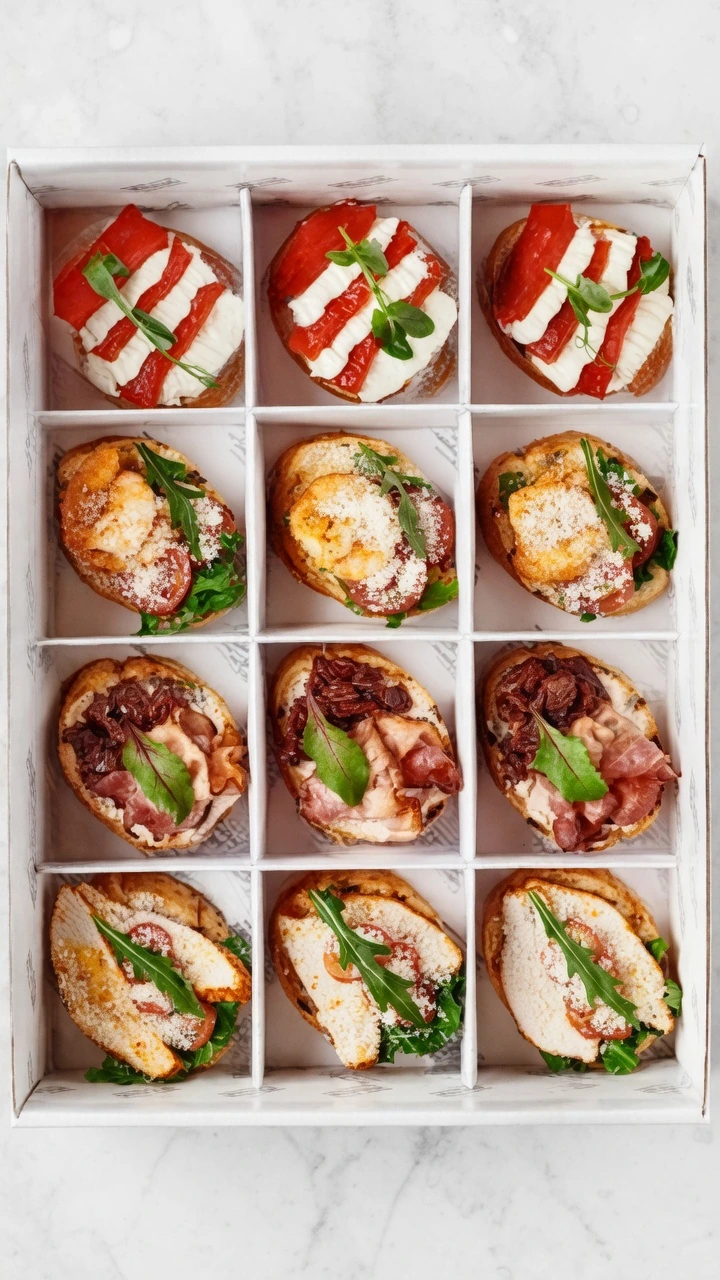 Surtido de bruschettas nº 3 — césar y bacon