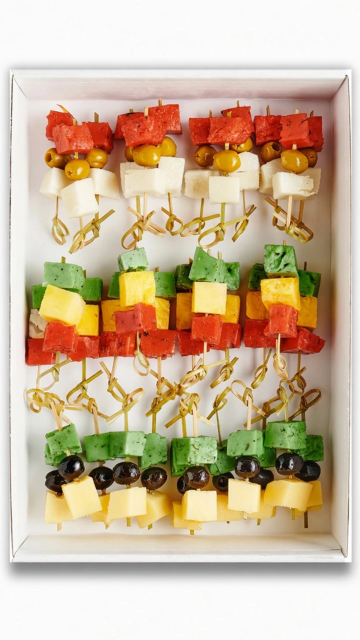 Surtido de canapés de queso