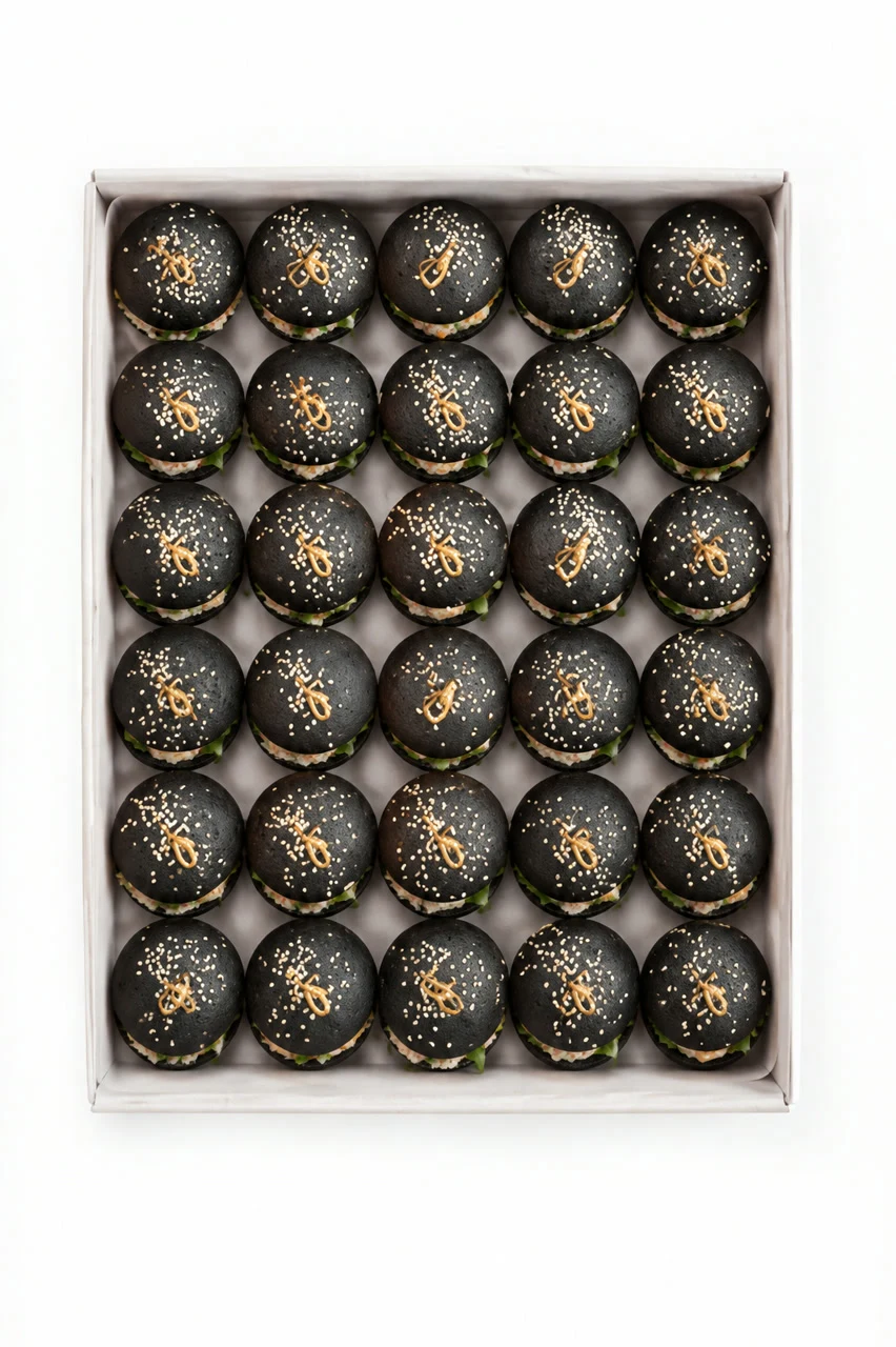 Mini hamburguesas de cangrejo