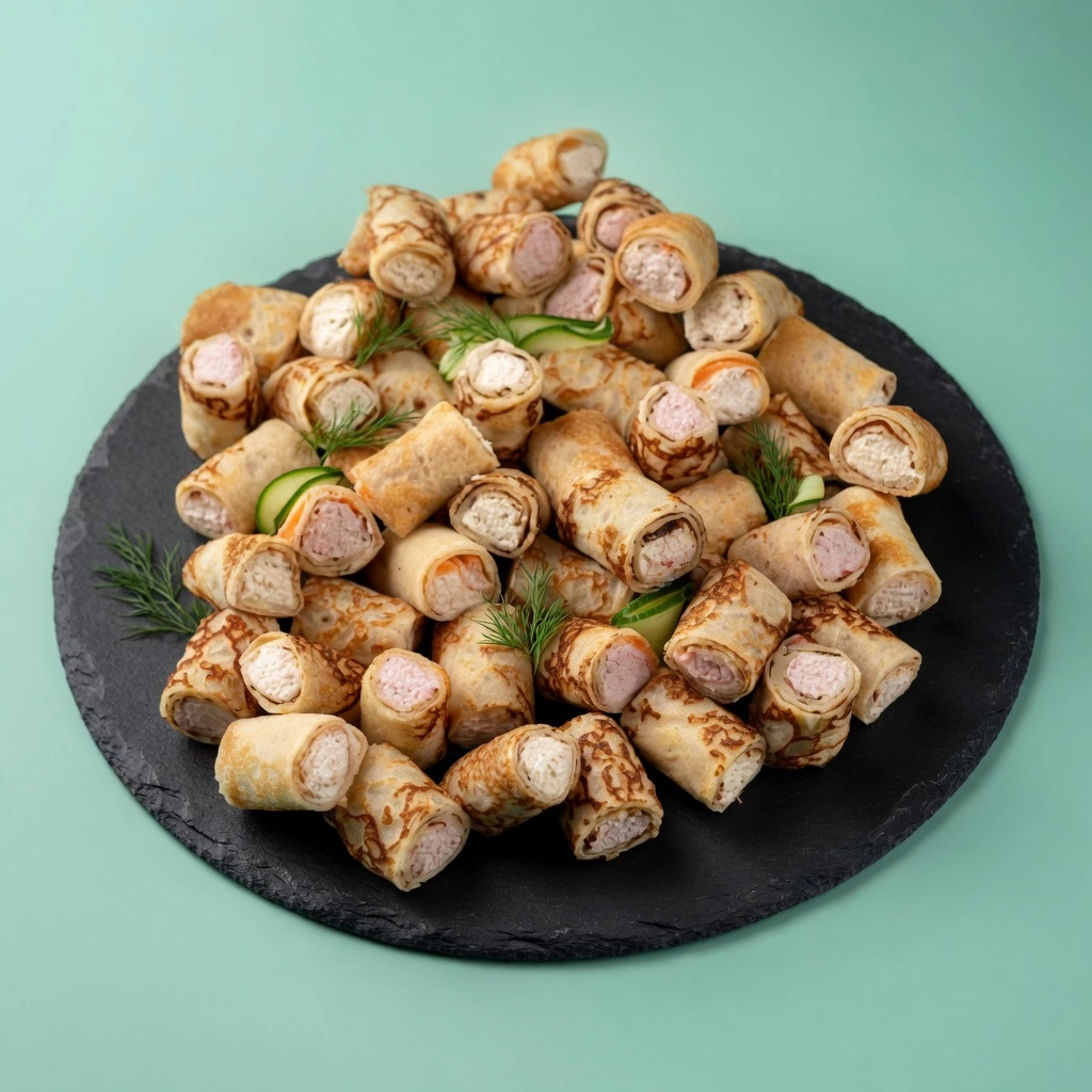 Rollitos de crepe surtidos