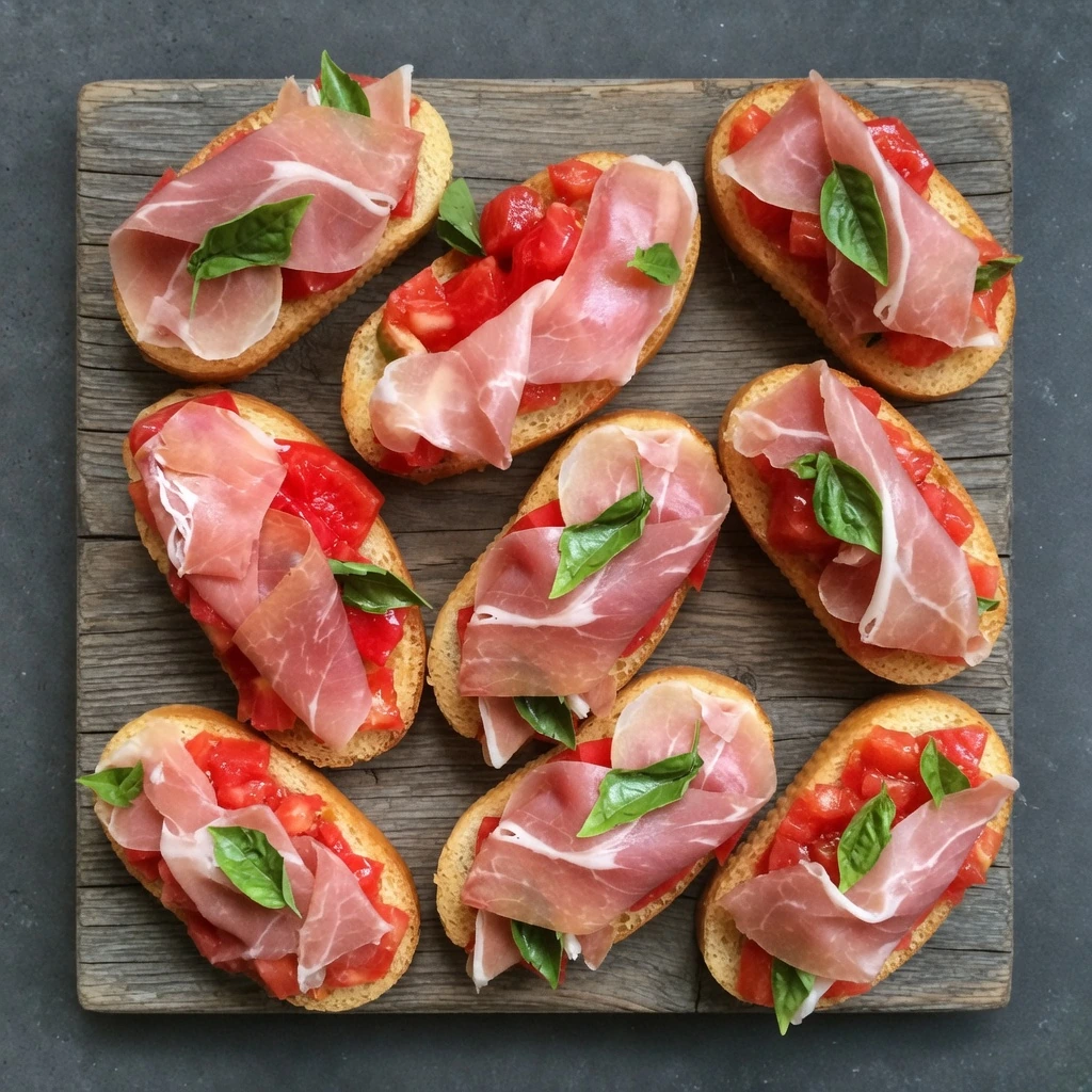 Pan con tomate y jamón serrano