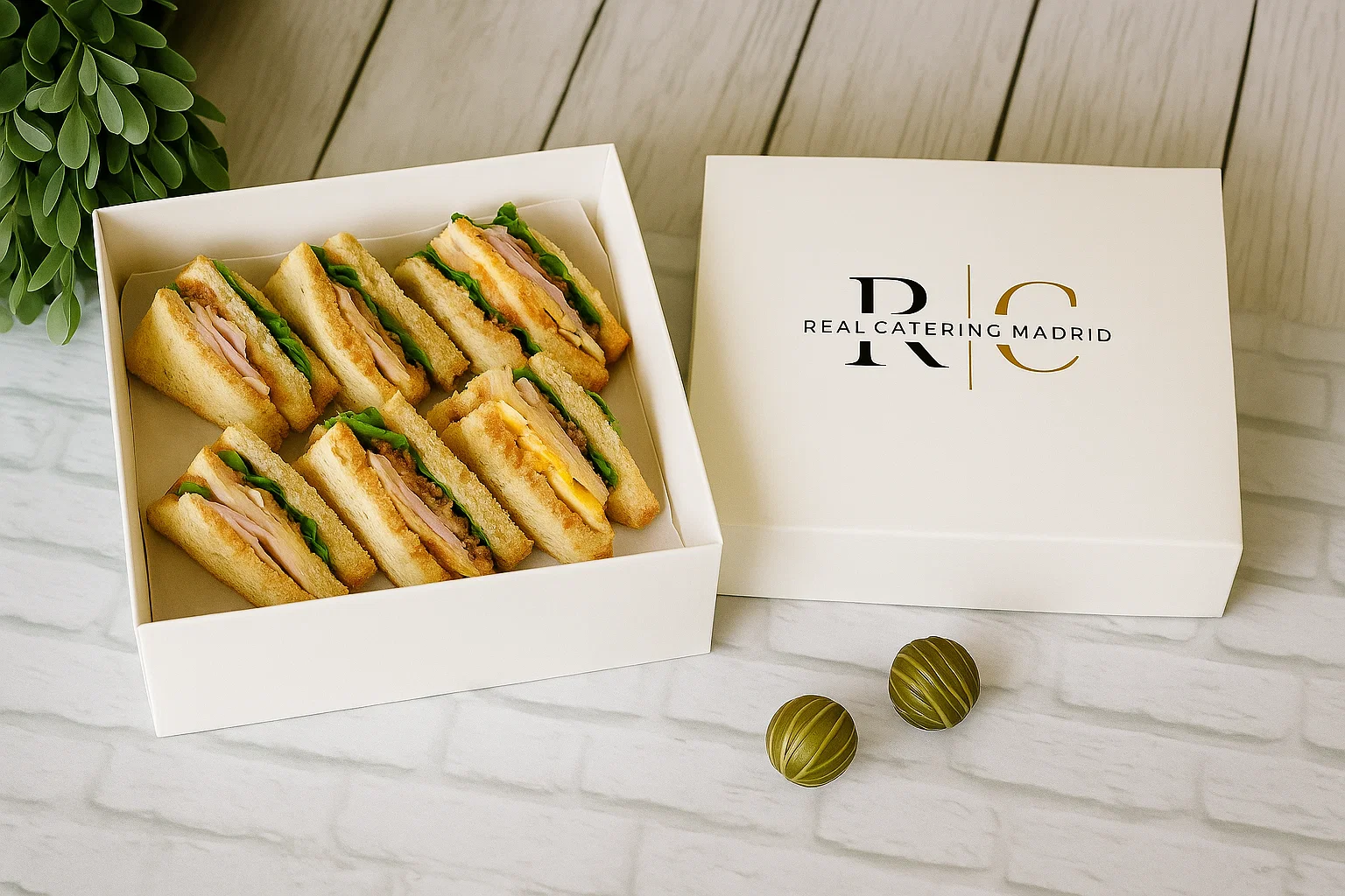 Bandeja mini American Sandwiches (8 uds)