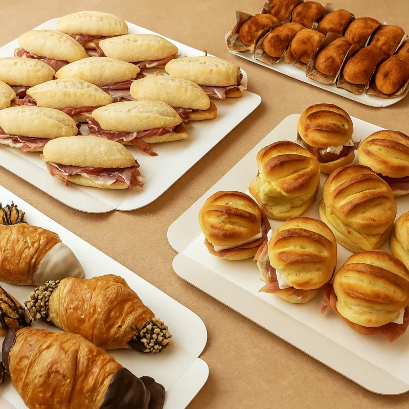 Combo Obrador — 48 piezas (brioches, chapateras ibérico, croquetas y rosendos)