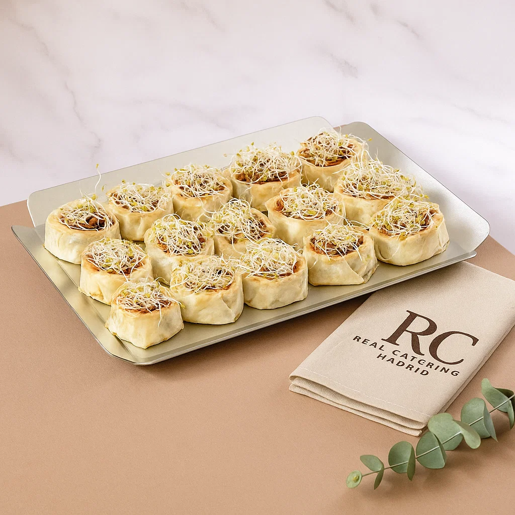 Bandeja de Mini Wraps Veganos (16 uds)