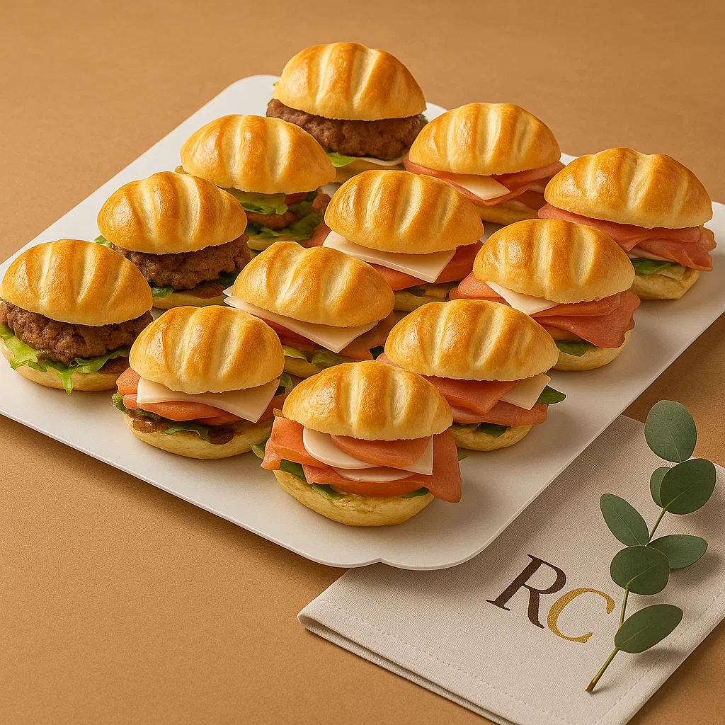 Bandeja de Mini Brioches Vegetales (12 uds)