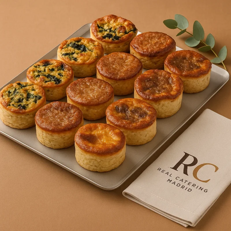 Bandeja de Mini Quiches Selección (12 uds)