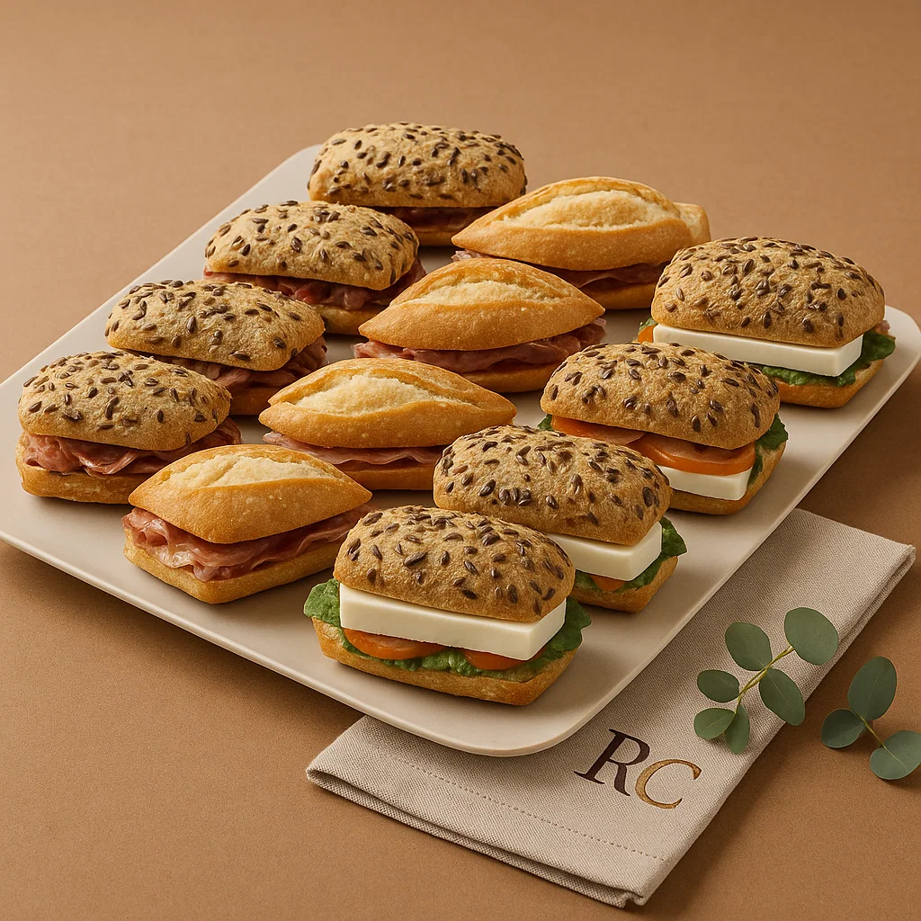 Bandeja de Mini Bocadillos Veganos (12 uds)