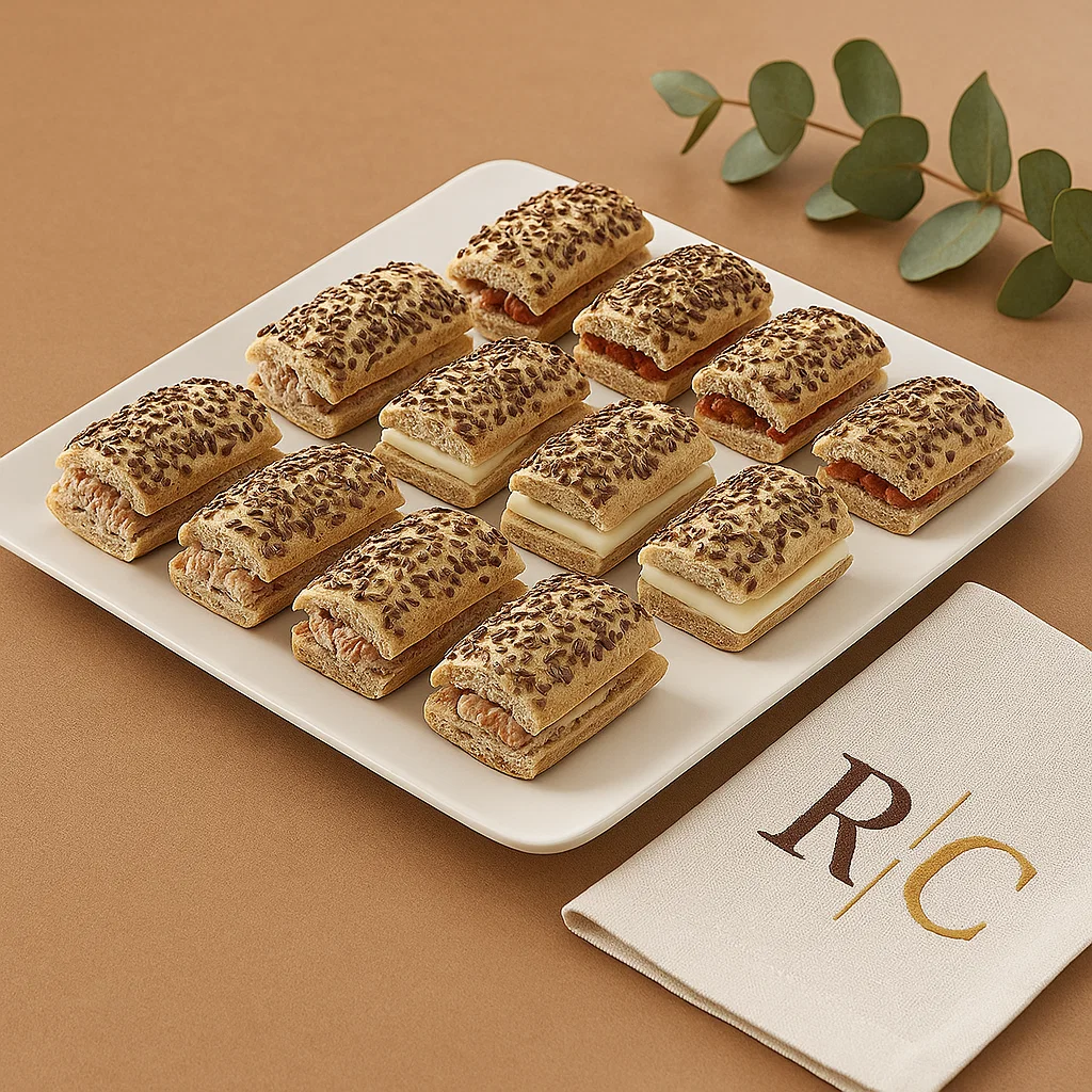 Bandeja de mini bocadillos pan especial (12 Uds)