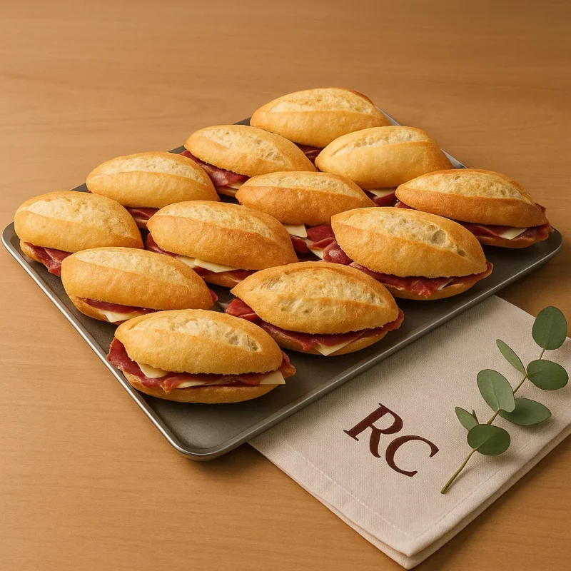 Bandeja de mini bocadillos (12 Uds)