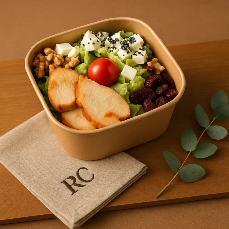 Ensalada de Pollo y Queso Fresco Cocktail — ración individual