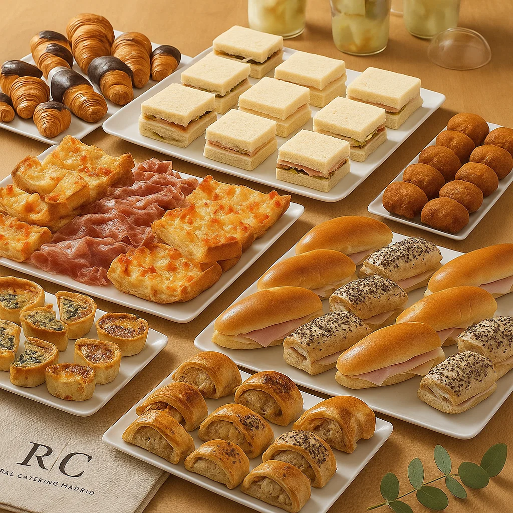 Pack Mediodía Premium Madrid (10 pers.) — 102 piezas (calientes + frías)