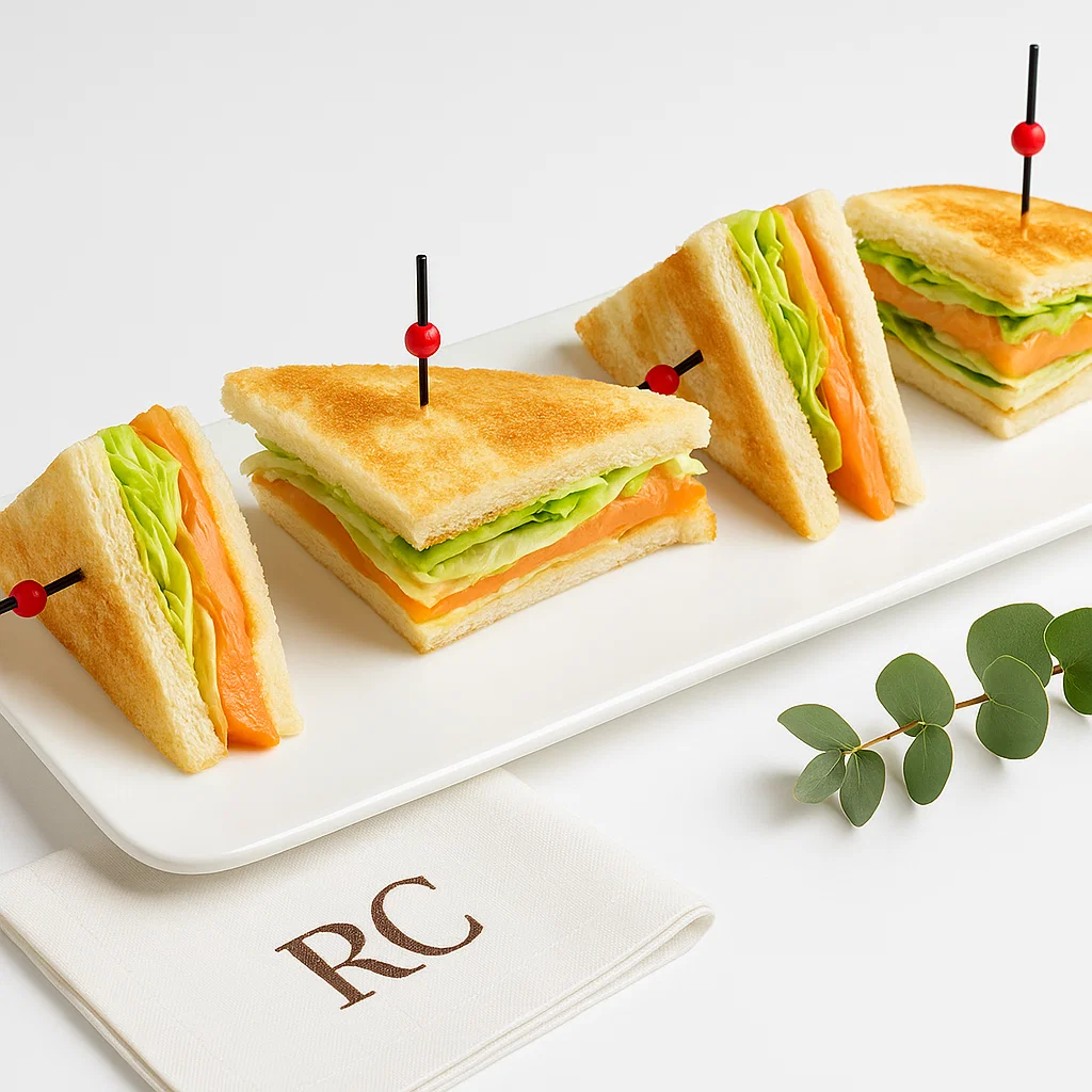 Mini Sándwich de Salmón Ahumado (12 uds)